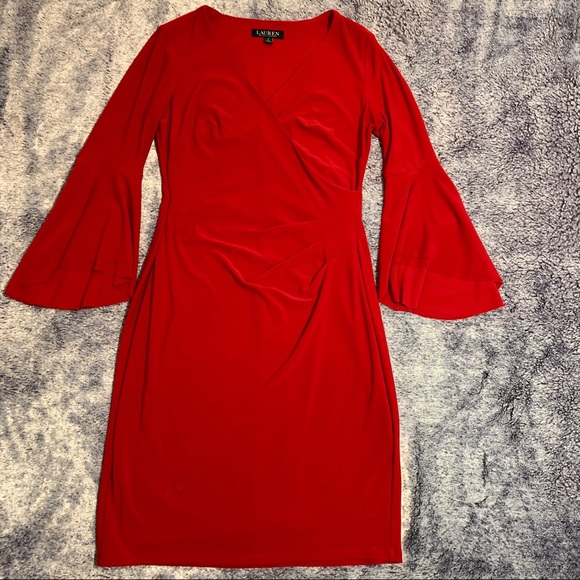 Ralph Lauren Red Dress - Picture 5 of 7